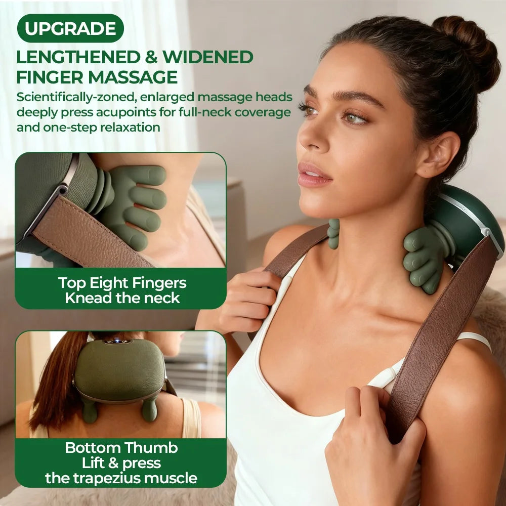 4D Wireless Cervical Massager - Neck & Trapezius Relief