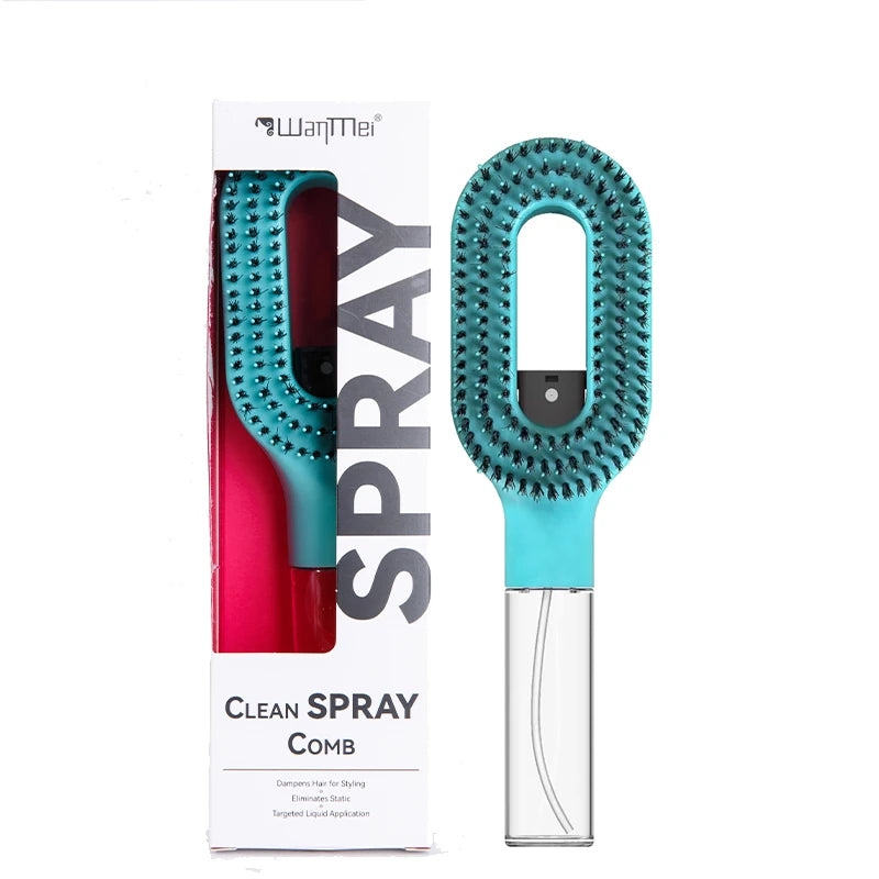 Brosse Spray 2-en-1 – Coiffage Structuré & Soin Personnalisé
