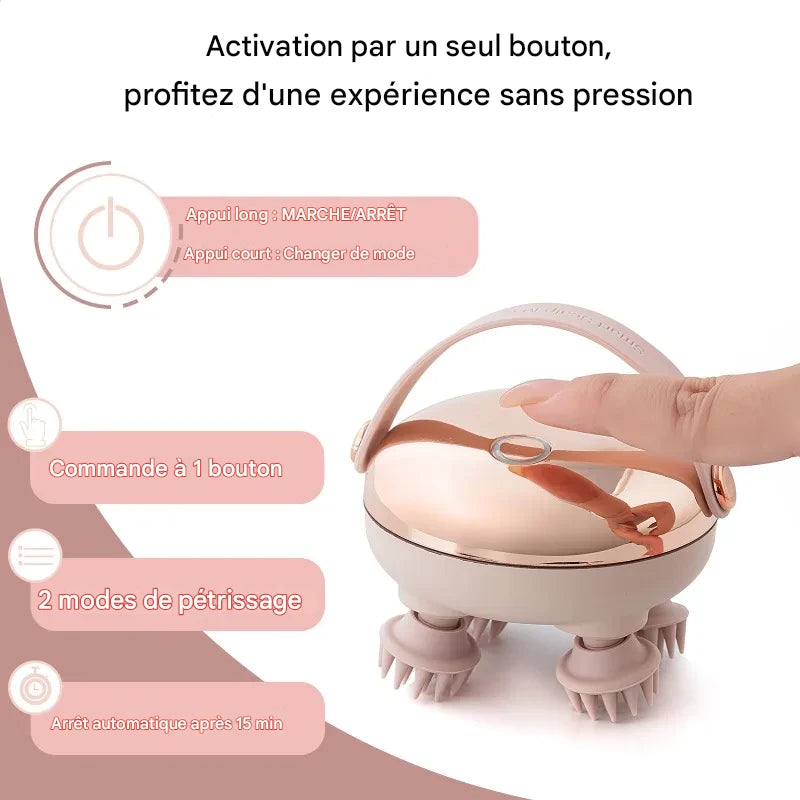 Masseur Cuir Chevelu – Relaxation & Stimulation Capillaire