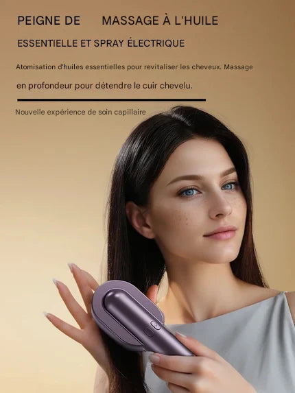 Brosse Thérapie Capillaire – Infrarouge & Diffusion Vapeur d'Huile