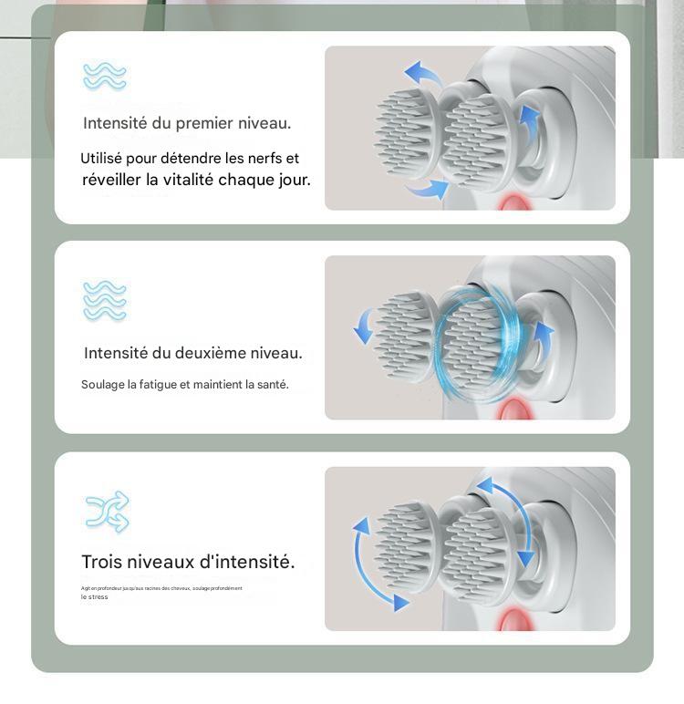 Masseur Cuir Chevelu – Relaxation & Stimulation Capillaire