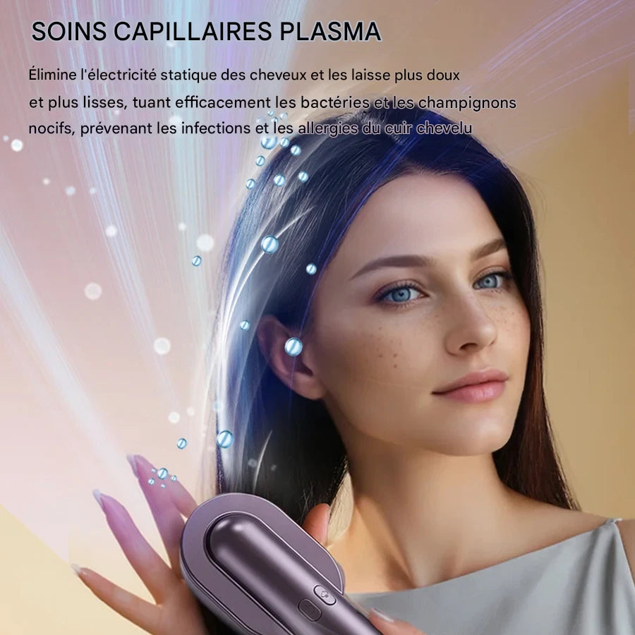 Brosse Thérapie Capillaire – Infrarouge & Diffusion Vapeur d'Huile